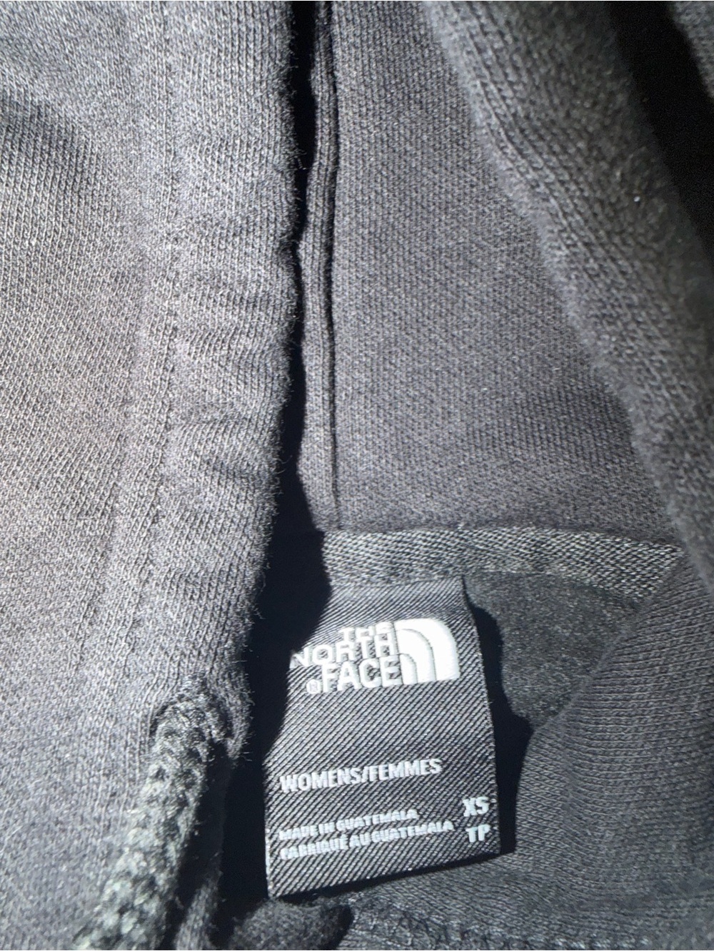 The North Face Women’s Logo Pullover Cropped Hoodie Fleece Cotton S - Black
